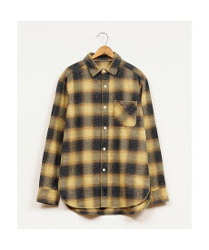 【SALE／30%OFF】Nigel Cabourn 【公式】ナイジェル・ケーボン / UNISEX / ワークシャツ ナイジェル・ケーボン トップス シャツ・ブラウス イエロー ブルー【送料無料】