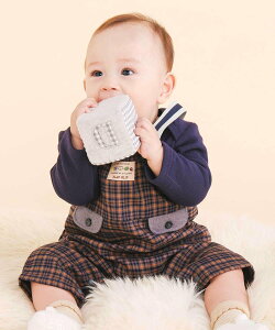 �ySALE�^30%OFF�zSLAP SLIP BABY �A�j�}���C�k�����v�����g�{�f�B�~�j+�`�F�b�N�T���y�b�g(70~80cm) �x�x �I�����C�� �X�g�A �}�^�j�e�B�E�F�A�E�x�r�[�p�i �����p�[�X�E�J�o�[�I�[�� �u���E�� �l�C