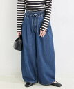B.C STOCK ウォッシャブル / DU JOUR / デュ ジュール DRAW-SASH PEG JEAN ベーセーストック パンツ ジーンズ・デニムパンツ ネイビー ブルー【送料無料】