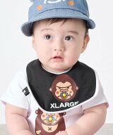 XLARGE KIDS ファニーゴリラフェイス スタイ ナルミヤオンライン マタニティウェア・ベビー用品 スタイ・…