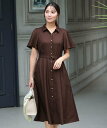 【SALE／30%OFF】ANY SIS スムージーポリエステル ワンピース エニィスィス ワンピース・ドレス シャツワンピース ブ…