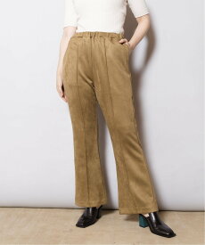 【SALE／30%OFF】OSMOSIS セミフレアーバックスリットパンツ オズモーシス パンツ その他のパンツ ベージュ ブラック グリーン【送料無料】