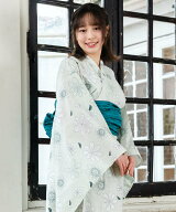 【SALE／74%OFF】Alice Magic 浴衣 キッズ 2点セット 女の子 和柄 兵児帯 ローブ 着物・浴衣・和装小物 …