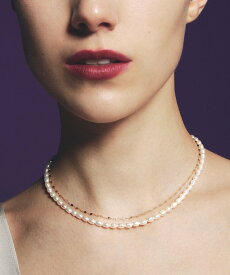 les bon bon les bon bon/mellow pearl choker BOB542 セットアップセブン アクセサリー・腕時計 チョーカー ホワイト【送料無料】