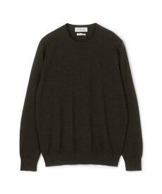 TOMORROWLAND MEN TOMORROWLAND tricot スーパーファインメリノウール クルーネックプルオーバー S-WOOL トゥモローランド トップス ニット グレー ワインレッド ブラウン ブラック ネイビー イエロー グリーン【送料無料】