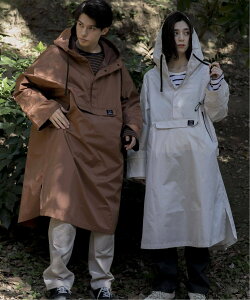 �ySALE�^10%OFF�zS'more S'more/(U)PULLOVER LONG RAIN COAT �A�C���n �W���P�b�g�E�A�E�^�[ ���C���R�[�g �u���E�� �O���[�y���������z