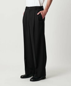 monkey time BEAUTY&YOUTH UNITED ARROWS TW ツイル ワイド 2P ストレート スラックス -セットアップ対応- ビューティー＆ユース　ユナイテッドアローズ パンツ その他のパンツ ブラック【送料無料】