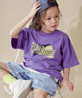 devirock 綿100% デビラボ BIGシルエット プリント半袖Tシャツ 子供服 キッズ ベビー服 26SS デビロック …