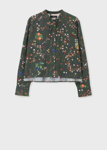 PS Paul Smith �E�B�����Y Keepsake�v�����g �u���E�X �|�[���E�X�~�X �g�b�v�X �V���c�E�u���E�X �x�[�W�� �J�[�L�O���[���y���������z