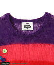 atmos pink x FUGGLER Crew Neck Knit Top MULTI