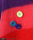 atmos pink x FUGGLER Crew Neck Knit Top MULTI