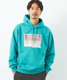 【SALE／50%OFF】UNITED ARROWS green label relaxing パウルクレー パーカー ユナイテッドアローズ アウトレット トップス カットソー・Tシャツ ブルー ホワイト【送料無料】