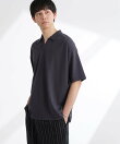 レーヨンナイロンポンチスキッパーシャツ 半袖