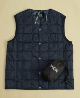 MEN'S MELROSE 【TAION/タイオン】 Vネックインナーダウンベスト メンズメルローズ トップス ベスト・ジ…