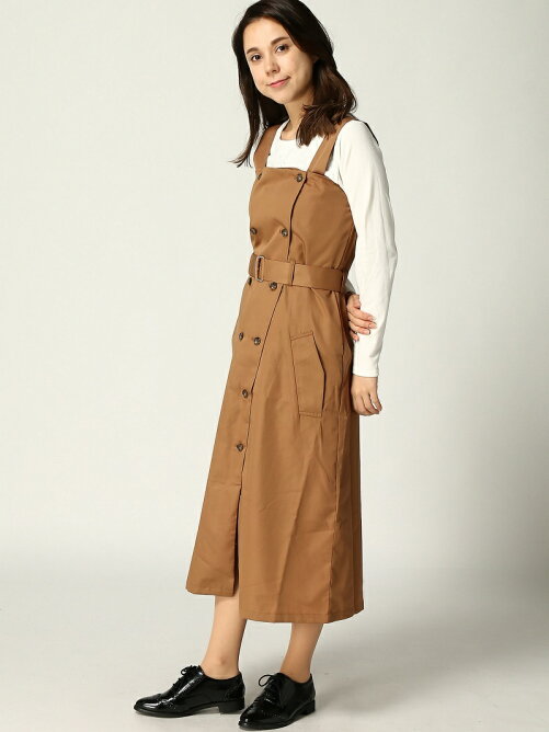 Osmosis ラップジャンパースカート Rakuten Fashion 楽天ファッション 旧楽天ブランドアベニュー T