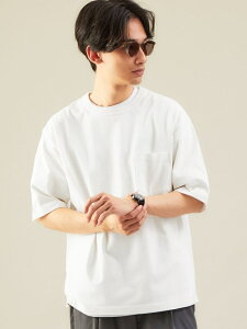 UNITED ARROWS green label relaxing SC オーガニック ヘビーウェイト クルーネック 半袖 Tシャツ カットソー ユナイテッドアローズ グリーンレーベルリラクシング カットソー Tシャツ ホワイト ブラック ブラウン ブルー ネイビー パープル