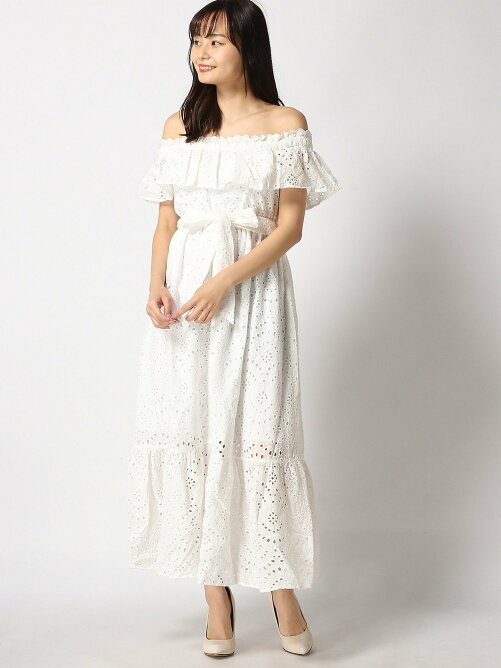 Nina Mew コットンレースオフショルマキシワンピース Rakuten Fashion 楽天ファッション 旧楽天ブランドアベニュー H Nina Mew コットンレースオフショルマキシワンピース Rakuten Fashion 楽天ファッション 旧楽天ブランドアベニュー H