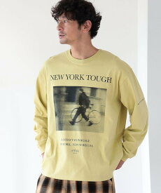 【SALE／60%OFF】B:MING by BEAMS Manhattan Portage / フォトプリント カットソー ビームス アウトレット トップス カットソー・Tシャツ ブラック ホワイト