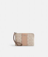 【SALE／50%OFF】COACH OUTLET 【公式】コーナー ジップ リストレット・シグネチャー キャンバス・ストラ…