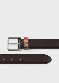 Paul Smith "Signature Stripe Loop" ベルト ポール・スミス ファッション雑貨 ベルト ブラック【送料無料】