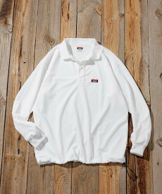 【SALE／20%OFF】NANGA 別注 neo-PRO スピンドル ワンポイントロゴ ロングスリーブポロシャツ/日本製/遮熱/UVカット/吸水速乾 25AW フリークスストア トップス ポロシャツ グレー ホワイト ブラック ブラウン【送料無料】