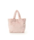 シフォンリボンファーハンドバッグ