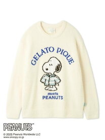 gelato pique 【PEANUTS】【HOMME】オリジナルアート ジャガードプルオーバー ジェラートピケ トップス スウェット・トレーナー ホワイト【送料無料】