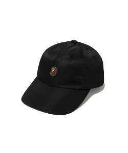 A BATHING APE ONE POINT PANEL CAP �A �x�C�V���O �G�C�v �X�q �L���b�v �O���[�� �l�C�r�[ �u���b�N�y���������z