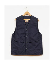 【SALE／30%OFF】Nigel Cabourn 【公式】ナイジェル・ケーボン / MAN / ワークベスト - モールスキン ナイジェル・ケーボン トップス その他のトップス グリーン ネイビー【送料無料】
