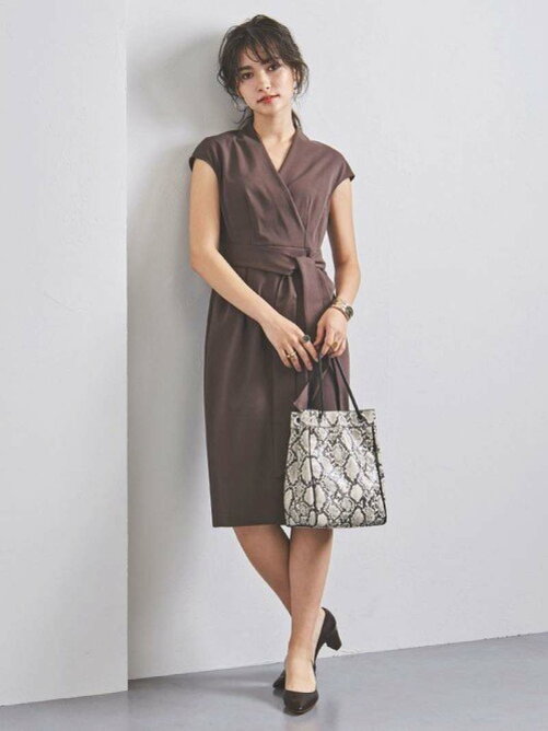 United Arrows Ltd Outlet Ubcs Vネック ラップ ワンピース Rakuten Fashion 楽天ファッション 旧楽天ブランドアベニュー 8797