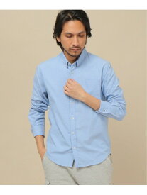 【SALE／50%OFF】ikka オックスボタンダウンシャツ形態安定 イッカ トップス シャツ・ブラウス ベージュ ホワイト グリーン ブルー ネイビー