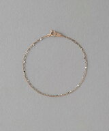 ete [ミストピンク] K10 レイヤード ブレスレット バイカラー エテ アクセサリー・腕時計 ブレスレット・…