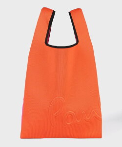 �ySALE�^40%OFF�zPaul Smith �y�����z�O���t�B�b�N�j�b�g �g�[�g�o�b�O �|�[���E�X�~�X�@�A�E�g���b�g �o�b�O �g�[�g�o�b�O �I�����W�y���������z