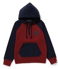 【SALE／50%OFF】A BATHING APE PIRATE STORE A BATHING APE HALF ZIP PULLOVER HOODIE ア ベイシング エイプ パイレーツストア トップス パーカー・フーディー ホワイト【送料無料】