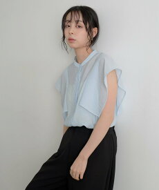 【SALE／20%OFF】LIAN スクエアスリーブブラウス リアン トップス シャツ・ブラウス ブラック ホワイト ピンク ブルー イエロー【送料無料】