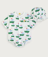 【SALE／30%OFF】moimoln 【2点セット】バブルボート半袖ロンパース&帽子 モイモルン マタニティウェア・…