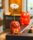 【紅虎餃子房】コラボ一輪挿し