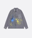 Tye Dye Plaid Shirt