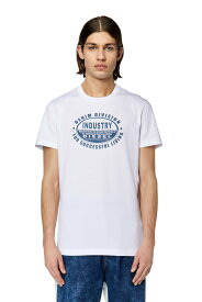 【SALE／30%OFF】DIESEL メンズ Tシャツ 半そで グラフィック スリムフィット ディーゼル トップス カットソー・Tシャツ ホワイト ブラック カーキ【送料無料】