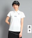 【SALE／50%OFF】adabat 【UVカット/吸水速乾】ロゴデザイン 半袖ポロシャツ アダバット トップス ポロシャツ ブラック グリーン ブルー ピンク ネイビー ホワイト イエロー【送料無料】