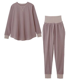 PEACH JOHN 【腹巻き付きで冷えやすいおなかをガード!】サーマルHARAマキパジャマ ピーチ・ジョン インナー・ルームウェア その他のインナー・ルームウェア ブラウン ネイビー ホワイト ピンク グレー レッド グリーン【送料無料】