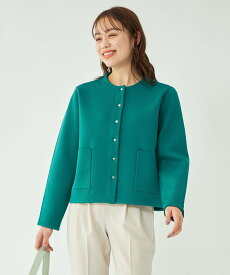 【SALE／70%OFF】UNITED ARROWS green label relaxing フォルム ノーカラー ニット カーディガン -ウォッシャブル- ユナイテッドアローズ アウトレット トップス カーディガン ネイビー