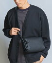 BEAUTY&YOUTH UNITED ARROWS エンボス クロス ショルダーバッグ ビューティー＆ユース　ユナイテッドアローズ バッグ ショルダーバッグ ブラウン ブラック【送料無料】