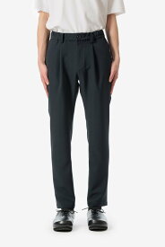 【SALE／30%OFF】ATTACHMENT ポリエステルライトトロ レギュラーフィットワンタックイージーパンツ アタッチメント パンツ スラックス・ドレスパンツ ブラック ネイビー【送料無料】