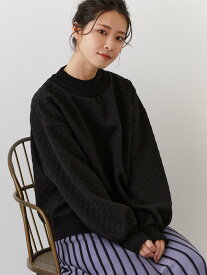 【SALE／61%OFF】NICOLE white カットキルティングプルオーバー ニコル クラブ トップス その他のトップス ホワイト ブラック