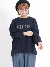 【SALE／50%OFF】Samansa Mos2 【吸水速乾】ふんわりスリーブドロストスウェット サマンサモスモス トップス カットソー・Tシャツ グリーン ホワイト ネイビー グレー