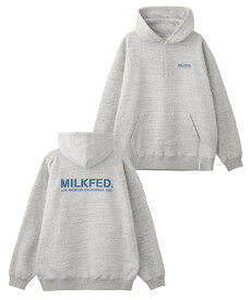MILKFED. STENCIL SWEAT HD ミルクフェド トップス パーカー・フーディー ブラック グリーン グレー ホワイト ピンク【送料無料】