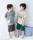 綿100% デビラボROOM ボーイズ半袖パジャマ 子供服 キッズ 男の子 パジャマ 26SS