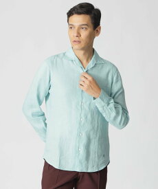 【SALE／59%OFF】Paul Stuart リネンシャツ(イタリアンカラー) ポール・スチュアート トップス シャツ・ブラウス グリーン ネイビー レッド ホワイト【送料無料】