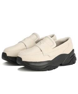 ROSE BUD SELECT PUMA/LOAFYR ローズバッド シューズ・靴 ローファー ブラック ホワイト【送料無料】